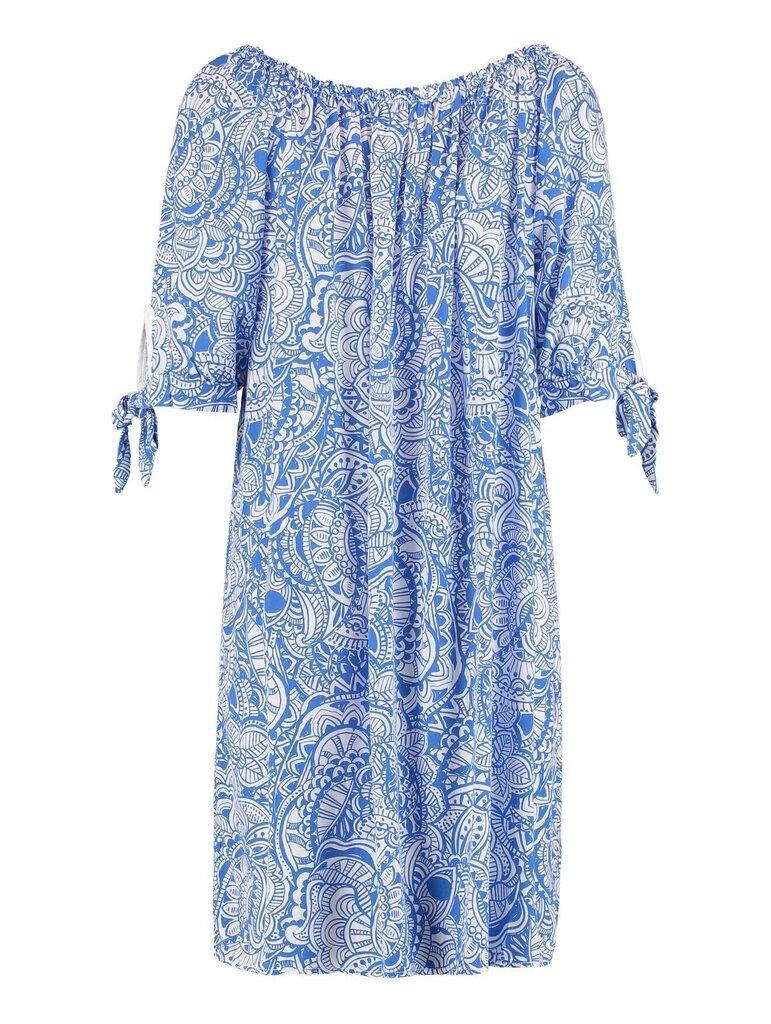 Naiste kleit Hailys Lotty KL*2172, sinine/valge 4067218576273 hind ja info | Kleidid | kaup24.ee