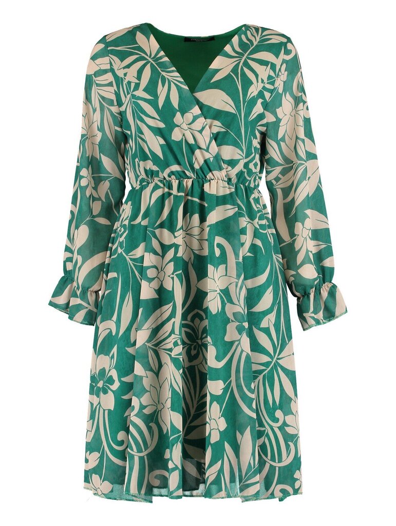 Naiste kleit Zabaione Aria KL*01, roheline/beež 4067218510796 hind ja info | Kleidid | kaup24.ee
