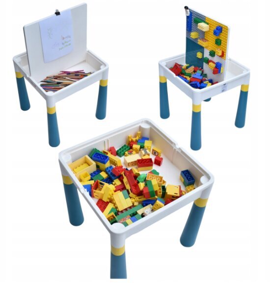 Multifunksionaalne laud + tool цена и информация | Laste lauad ja toolid | kaup24.ee