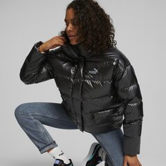 Naiste jope Puma Style Down Shiny Puffer Black цена и информация | Женские куртки | kaup24.ee