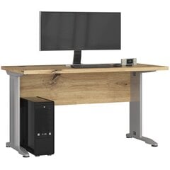 Компьютерный стол 135, светло-коричневый цена и информация | Компьютерные, письменные столы | kaup24.ee