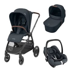 Универсальная коляска Maxi-Cosi Street Cabriofix i-Size, essential graphite цена и информация | Коляски | kaup24.ee