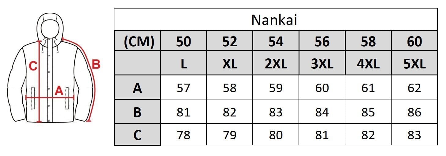 Meeste jope Nankai 2371, sinine hind ja info | Meeste joped | kaup24.ee