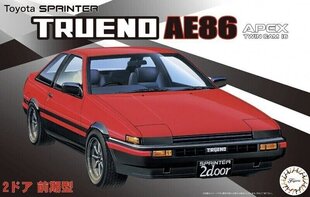 Сборная пластиковая модель. Fujimi - Toyota Sprinter Trueno AE86 APEX Twin Cam 16, 1/24, 04629 цена и информация | Склеиваемые модели | kaup24.ee