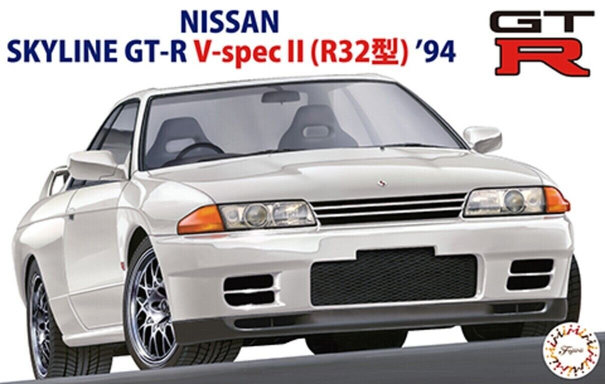 Liimitav mudel Fujimi ID-47 Nissan R32 GT-R V-spec II '94 46570 1/24 hind ja info | Liimitavad mudelid | kaup24.ee