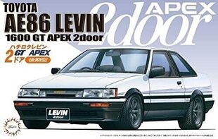 Liimitav mudel Fujimi ID-61 Toyota AE86 Levin 2 door Late type '85 46495 1/24 hind ja info | Liimitavad mudelid | kaup24.ee