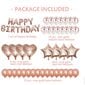 Happy Birthday õhupallikomplekt, roosa hind ja info | Peokaunistused | kaup24.ee