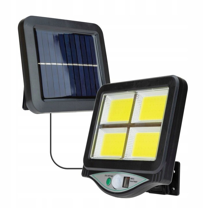 Välislamp 100 W 1000 lm, töötab päikeseenergial hind ja info | Aia- ja õuevalgustid | kaup24.ee
