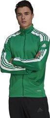 Meeste dressipluus Adidas Squadra 21, roheline XXL hind ja info | Jalgpalli varustus ja riided | kaup24.ee