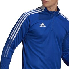 Meeste dressipluus Adidas Tiro 21, sinine, L hind ja info | Jalgpalli varustus ja riided | kaup24.ee