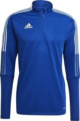 Meeste dressipluus Adidas Tiro 21, sinine, L hind ja info | Jalgpalli varustus ja riided | kaup24.ee