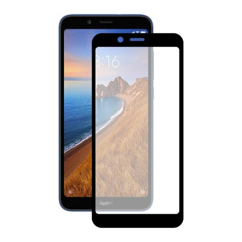 Karastatud Klaasist Ekraanikaitse Xiaomi Redmi 7a Full Glue 2.5D hind ja info | Ekraani kaitsekiled | kaup24.ee