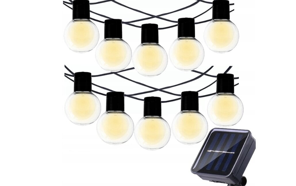 LED-aia vanik päikesepaneeliga JohnGreen, 280 cm цена и информация | Aia- ja õuevalgustid | kaup24.ee