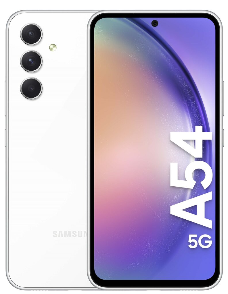 Samsung Galaxy A54 5G 8/128GB SM-A546BZWCEUB White цена и информация | Telefonid | kaup24.ee