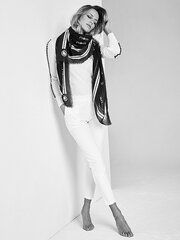 MOU брюки из вискозы прямого кроя "Sofy White" цена и информация | Штаны женские | kaup24.ee