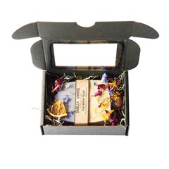 Мыло ручной работы «Lavender Goat» в подарочной упаковке, 100 г цена и информация | Мыло | kaup24.ee