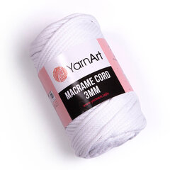 Нитки для вязания YarnArt Macrame Cord 3 MM 250г, цвет 751 цена и информация | Принадлежности для вязания | kaup24.ee