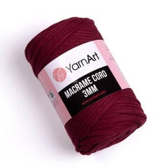 Kudumisniit YarnArt Macrame Cord 3 MM 250g, värvus 781 hind ja info | Kudumistarvikud | kaup24.ee