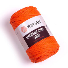 Пряжа для вязания YarnArt Macrame Cord 3 MM 250г, цвет 800 цена и информация | Принадлежности для вязания | kaup24.ee