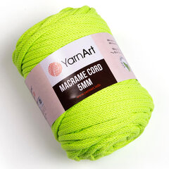 Пряжа для вязания YarnArt Macrame Cord 5 MM 500г, цвет 801 цена и информация | Принадлежности для вязания | kaup24.ee