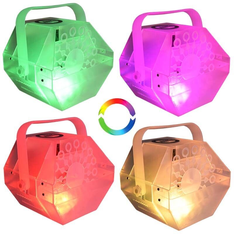 Komplekt Light4Me Bubble LED tõhus mullimasin + beamZ FBL1 mullivedelik 1L hind ja info | Peokaunistused | kaup24.ee