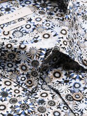 BUGATTI Printed Blue-Grey 562057461 цена и информация | Мужские рубашки | kaup24.ee