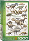 Pusle Eurographics, 6000-0098, Dinosaurs of the Cretaceous, 1000 tk hind ja info | Pusled | kaup24.ee