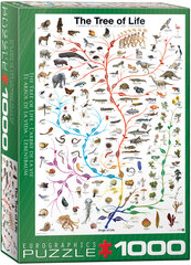 Pusle Eurographics, 6000-0282, The Tree of Life, 1000 tk цена и информация | Пазлы | kaup24.ee