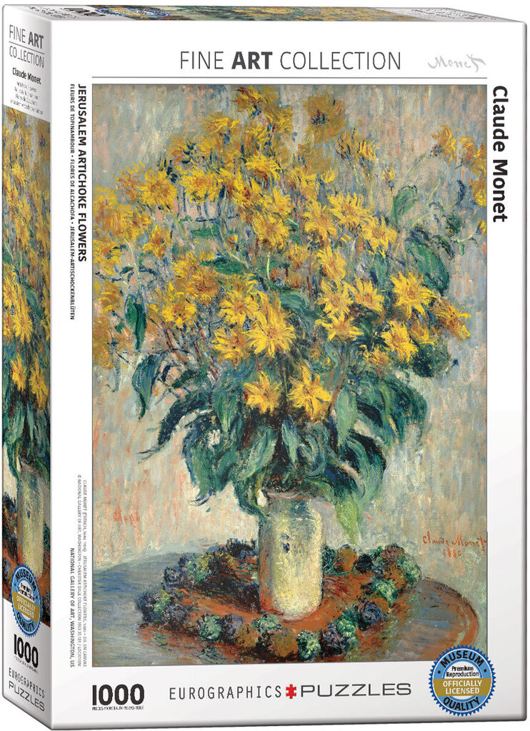 Pusle Eurographics, 6000-0319, Artichoke Flowers, 1000 tk hind ja info | Pusled | kaup24.ee