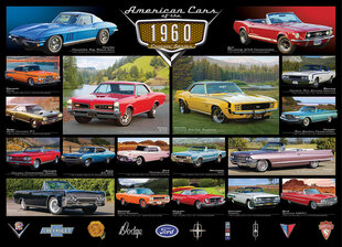 Pusle Eurographics, 6000-0677 ® American Cars of the 1960s hind ja info | Pusled | kaup24.ee