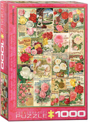 Pusle Eurographics, 6000-0810, Roses - Seed Catalogue, 1000 tk цена и информация | Пазлы | kaup24.ee