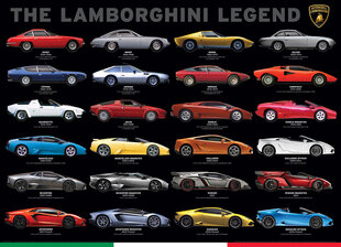 Pusle Eurographics, 6000-0822, The Lamborghini Legend, 1000 tk hind ja info | Pusled | kaup24.ee