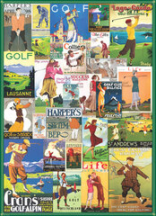 Pusle Eurographics, 6000-0933, Golf Around the World, 1000 tk hind ja info | Pusled | kaup24.ee