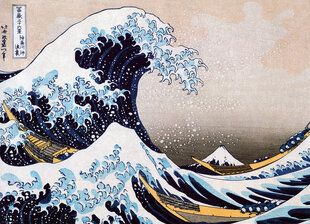 Пазл Eurographics, 6000-1545, Great Wave off Kanagawa, 1000 шт. цена и информация | Пазлы | kaup24.ee