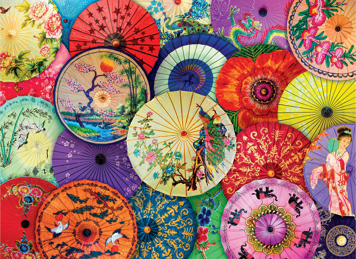 Pusle Eurographics, 6000-5317, Asian Oil Paper Umbrellas, 1000 tk hind ja info | Pusled | kaup24.ee