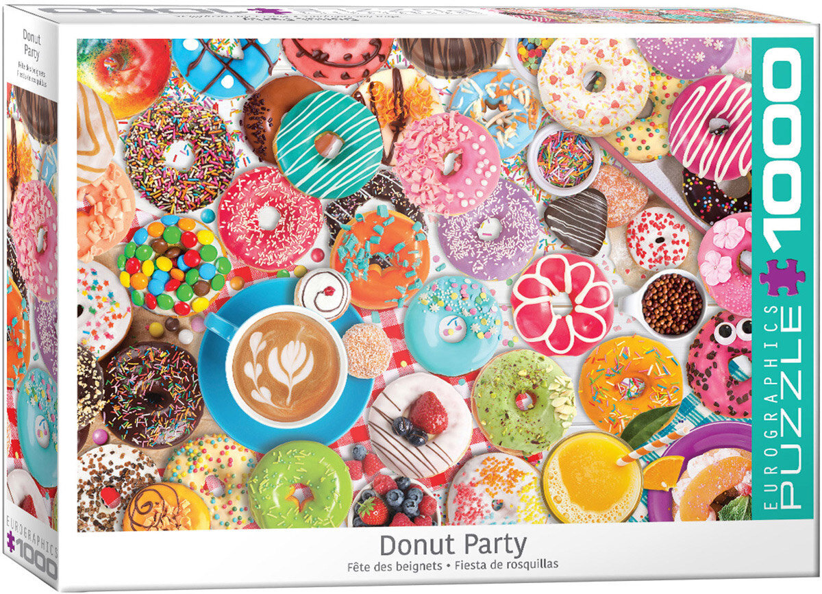 Pusle Eurographics, 6000-5602, Donut Party, 1000 tk hind ja info | Pusled | kaup24.ee