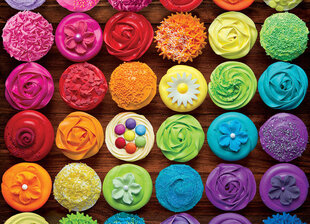 Пазл Eurographics, 6000-5625, Cupcake Rainbow, 1000 шт. цена и информация | Пазлы | kaup24.ee