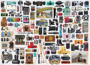 Pusle Eurographics, 6000-5627, The World of Cameras, 1000 tk hind ja info | Pusled | kaup24.ee