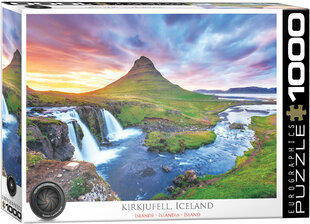 Пазл Eurographics, 6000-5642, Kirkjufell, Iceland, 1000 шт. цена и информация | Пазлы | kaup24.ee