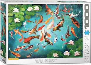 Пазл Eurographics, 6000-5696, Colorful Koi, 1000 шт. цена и информация | Пазлы | kaup24.ee