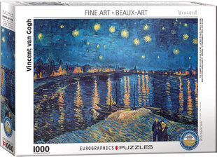 Пазл Eurographics, 6000-5708, The Starry Night Over The Rhone, 1000 шт. цена и информация | Пазлы | kaup24.ee