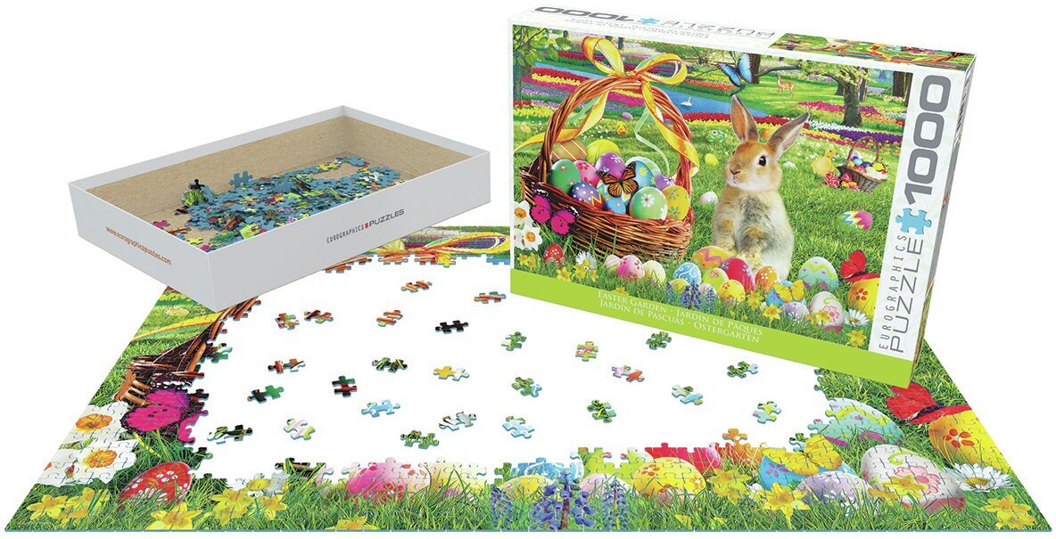 Pusle Eurographics, 6000-5773, Easter Garden, 1000 tk hind ja info | Pusled | kaup24.ee