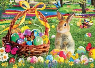 Pusle Eurographics, 6000-5773, Easter Garden, 1000 tk hind ja info | Pusled | kaup24.ee