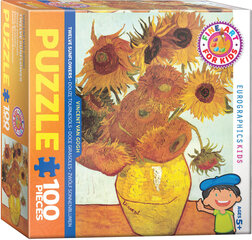 Pusle Eurographics, 6100-3688, Twelve Sunflowers, 100 tk hind ja info | Pusled | kaup24.ee