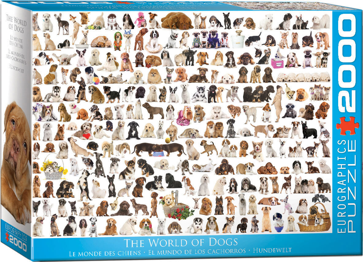 Pusle Eurographics, 8220-0581, The World of Dogs, 2000 tk цена и информация | Pusled | kaup24.ee