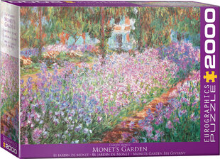 Пазл Eurographics, 8220-4908, Monet’s Garden by Claude Monet, 2000 шт. цена и информация | Пазлы | kaup24.ee