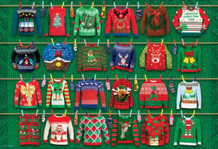 Pusle Eurographics, 8551-5662, Ugly Christmas Sweaters, Tin, 550 tk цена и информация | Пазлы | kaup24.ee