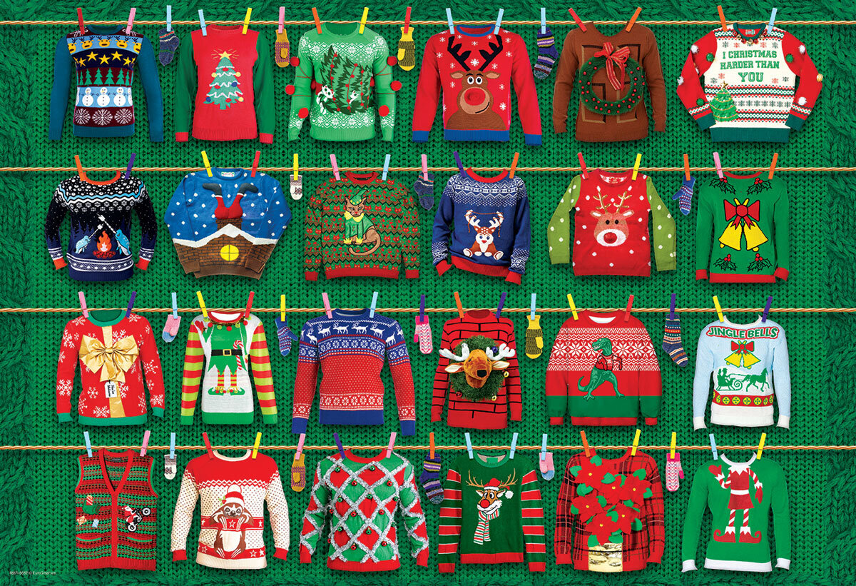 Pusle Eurographics, 8551-5662, Ugly Christmas Sweaters, Tin, 550 tk hind ja info | Pusled | kaup24.ee
