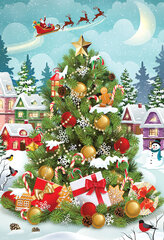 Pusle Eurographics, 8551-5663, Christmas Tree, Tin, 550 tk цена и информация | Пазлы | kaup24.ee