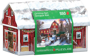 Пазл Eurographics, 8551-5665, Christmas Barn, Tin, 550 шт. цена и информация | Пазлы | kaup24.ee